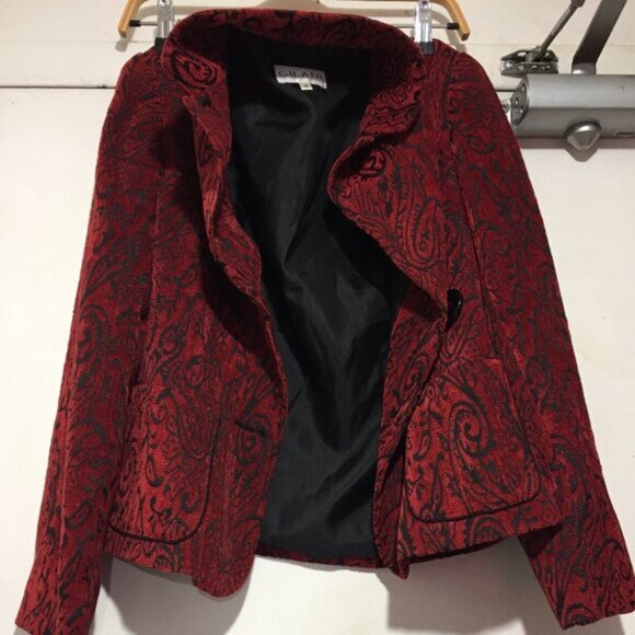 Jackets & Blazers - GILANI PATTERN VELVET BLAZERS SIZE 8